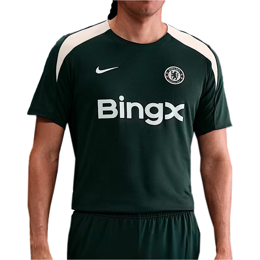 Nike camiseta de fútbol oficiales CFC M NK DF STRK SS TOP K vista frontal