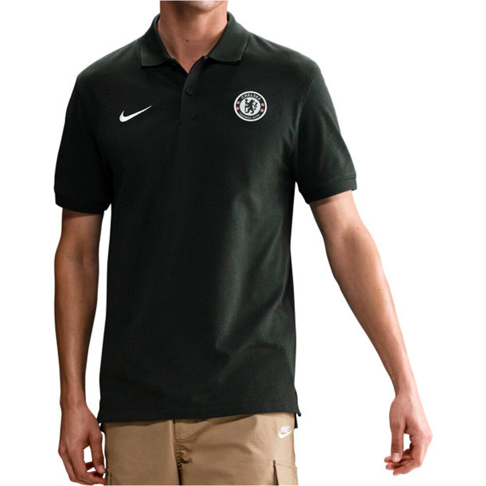 Nike camiseta de fútbol oficiales CHELSEA 25 THE NIKE POLO DF SLIM 2.0 vista frontal