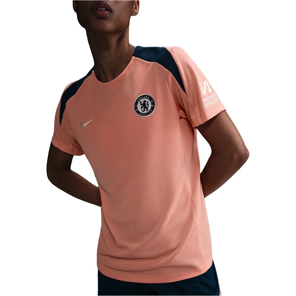 Nike camiseta de fútbol oficiales CHELSEA 25 W NK DF STRK SS TOP K SE vista frontal