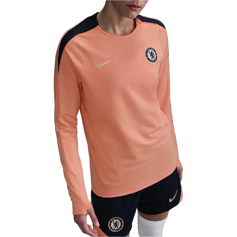 Nike camiseta de fútbol oficiales CHELSEA 25 W NK DFSTRK CREW TOP K SE vista frontal