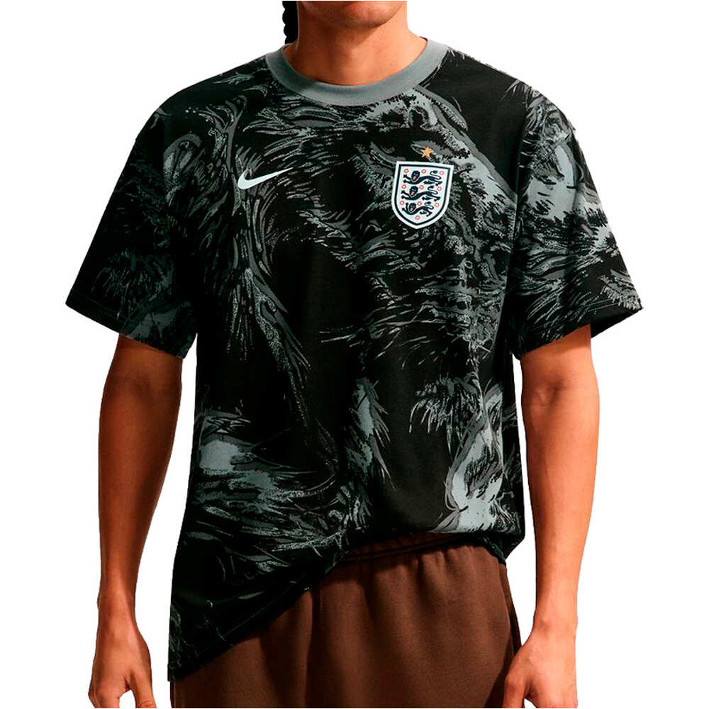 Nike camiseta de fútbol oficiales ENGLAND 26 M NK AOP TEE vista frontal