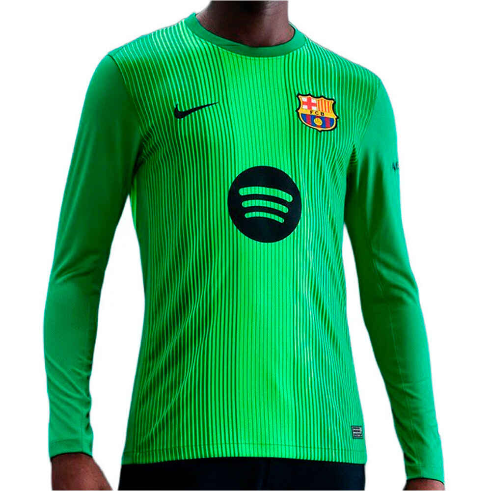 Nike camiseta de fútbol oficiales FCB M NK DF JSY LS STAD GK vista frontal
