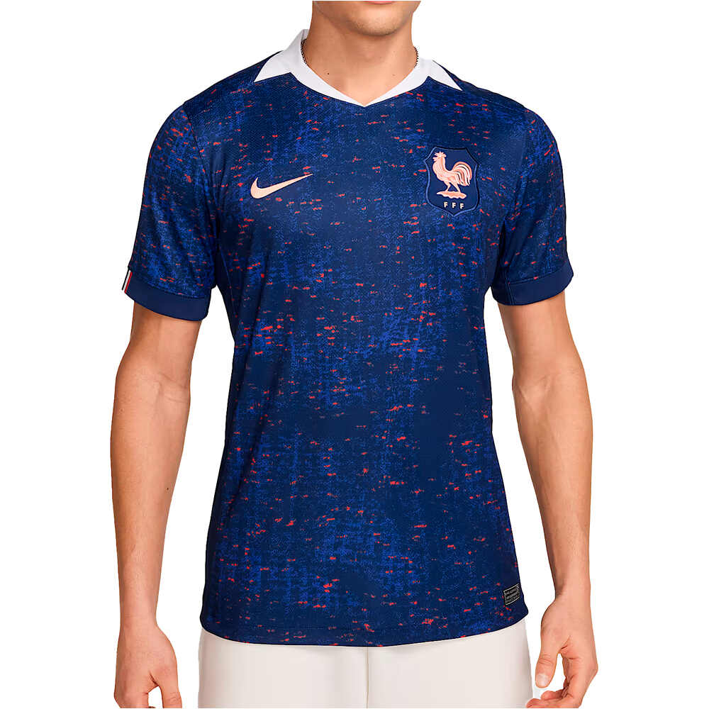 Nike camiseta de fútbol oficiales FRANCIA 25 M NK DF STAD JSY SS HM vista frontal
