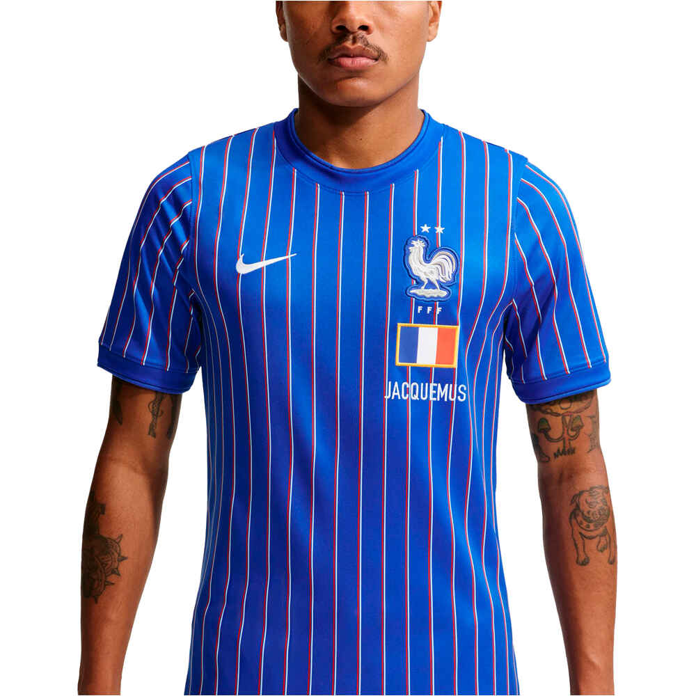 Nike camiseta de fútbol oficiales FRANCIA 26 M NK DF ACDPR SS PM TOP vista detalle