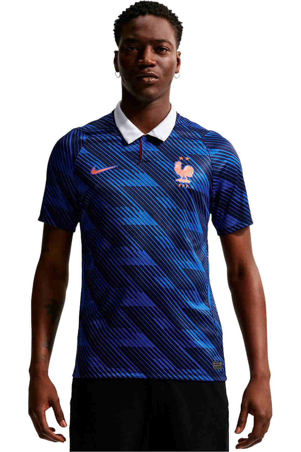 Nike camiseta de fútbol oficiales FRANCIA 26 M NK DF JSY SS STAD HM vista frontal