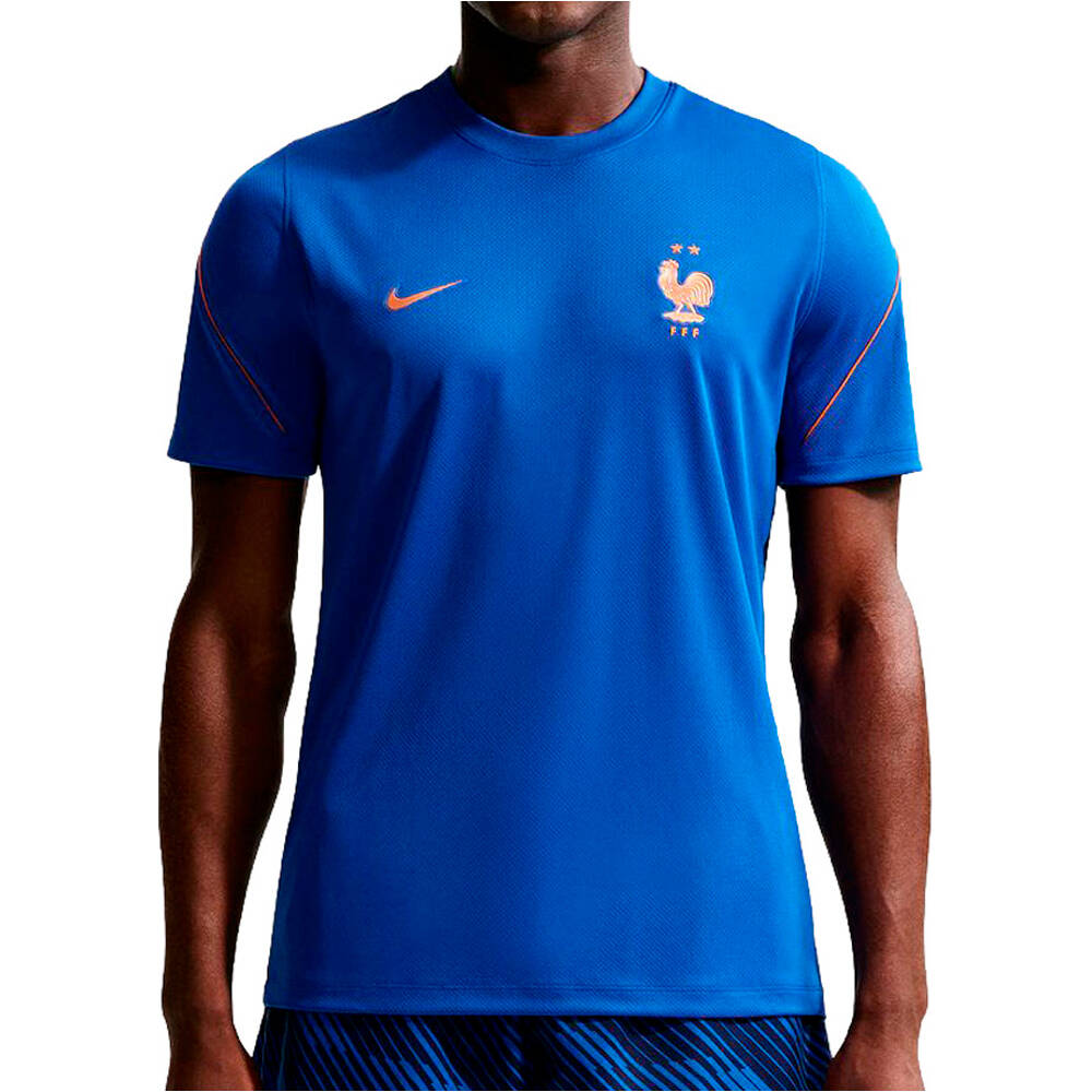 Nike camiseta de fútbol oficiales FRANCIA 26 M NK DF STRK SS TOP K vista frontal