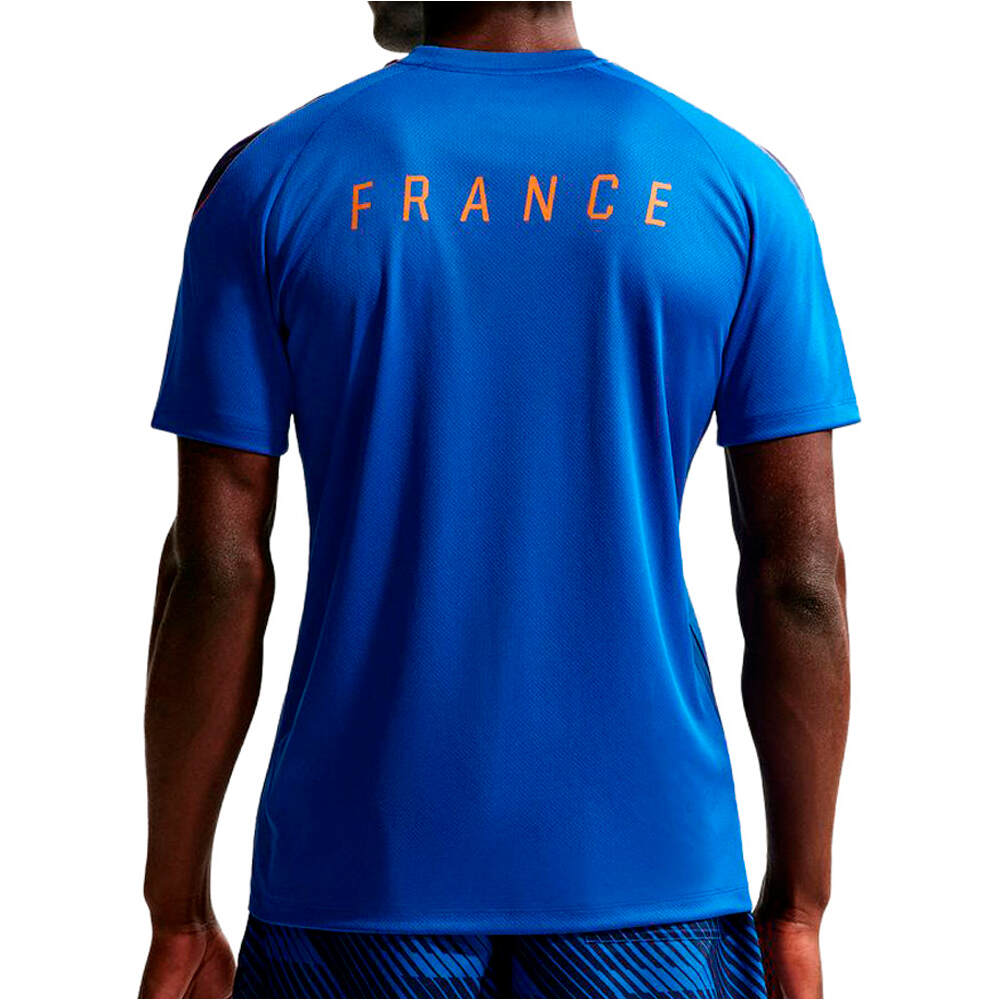 Nike camiseta de fútbol oficiales FRANCIA 26 M NK DF STRK SS TOP K vista trasera