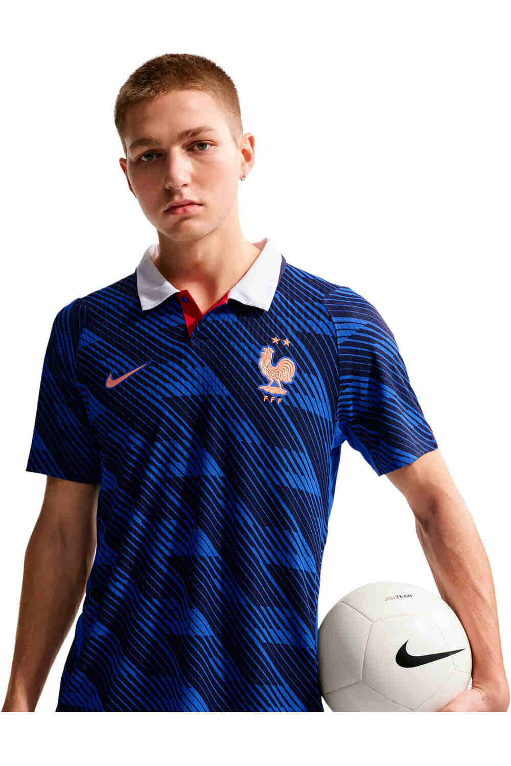 Nike camiseta de fútbol oficiales FRANCIA 26 M NK DFADV JSY SS MATCH HM vista detalle