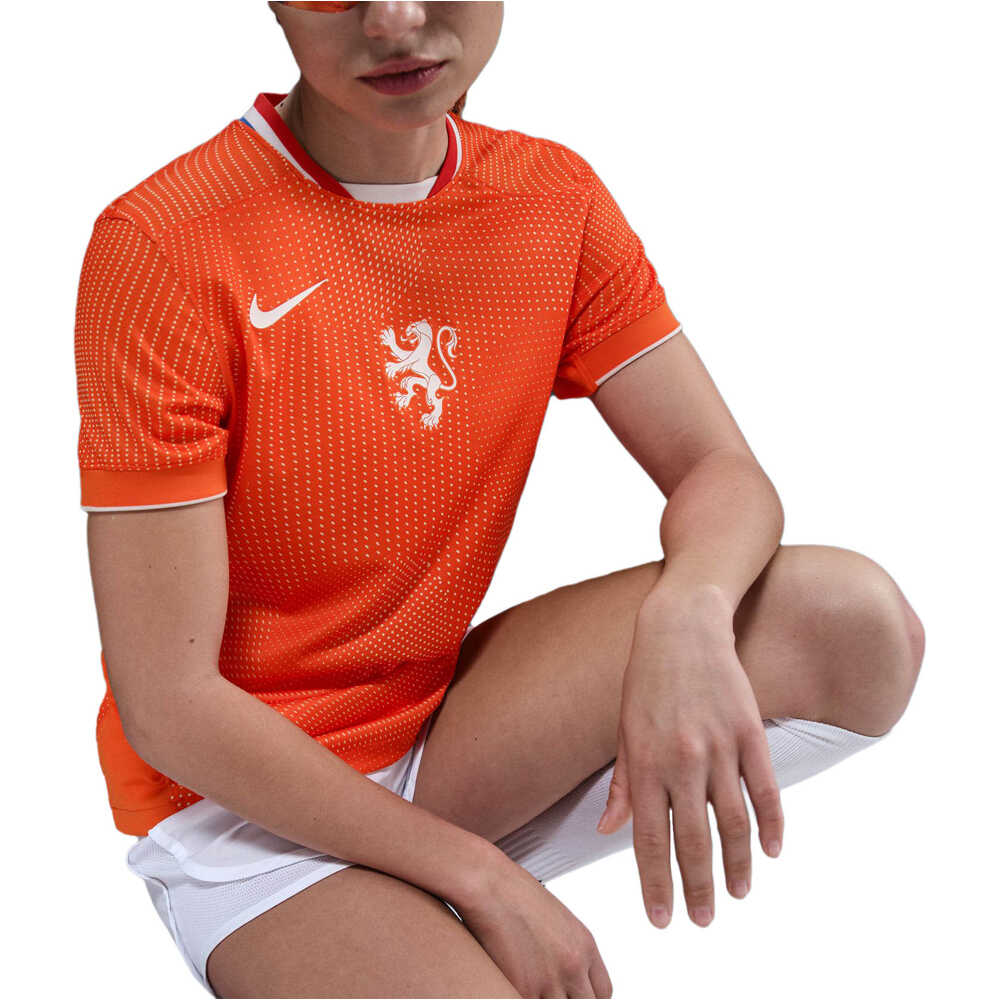 Nike camiseta de fútbol oficiales HOLANDA 25 W NK DF JSY SS STAD HM 04