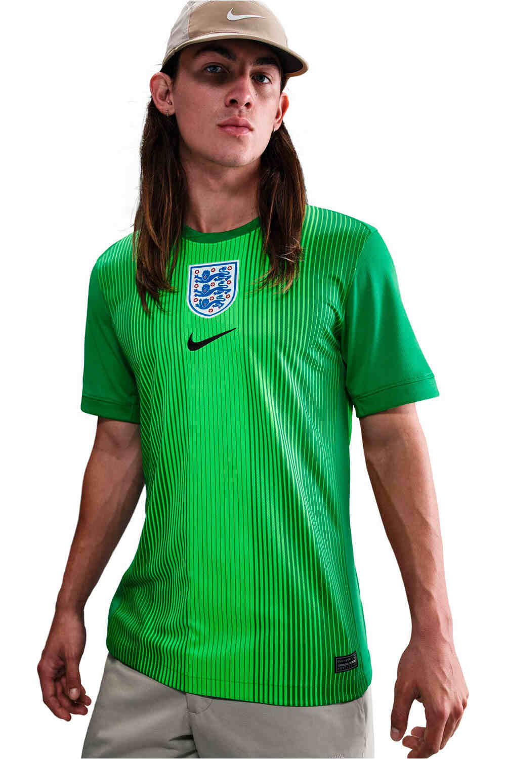 Nike camiseta de fútbol oficiales INGLATERRA 25 M NK DF STAD JSY SS GK vista frontal