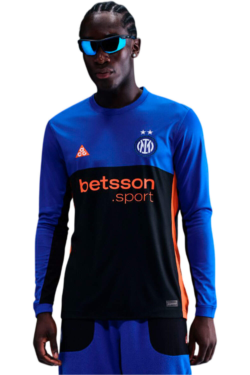 Nike camiseta de fútbol oficiales INTER M NK DF JSY LS STAD SE vista frontal