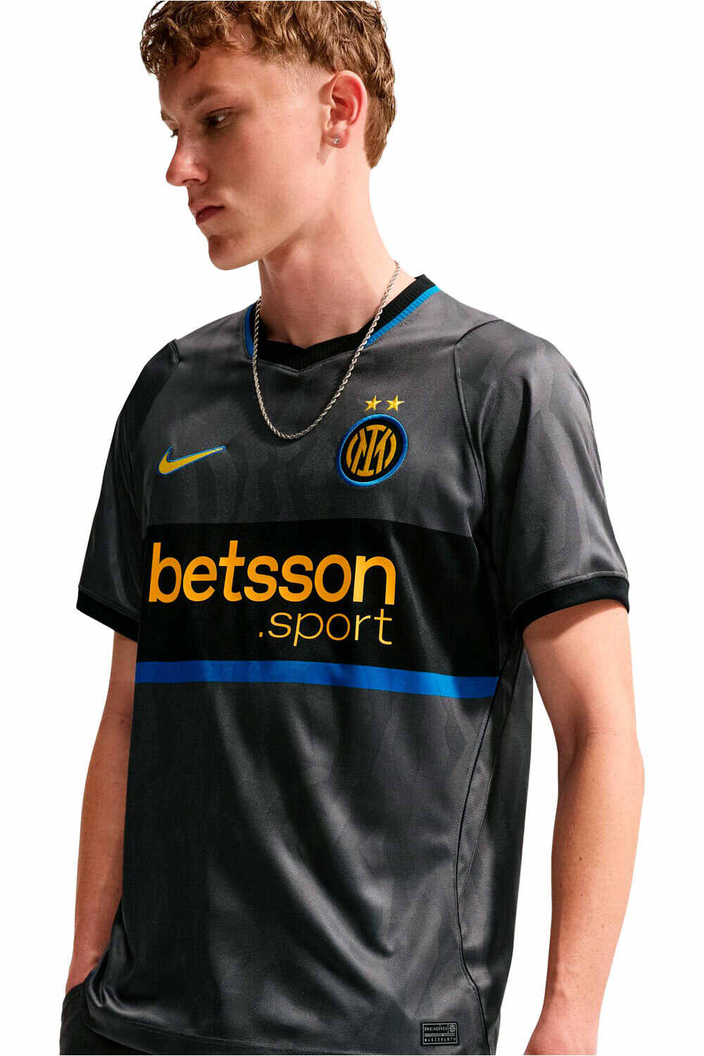 Nike camiseta de fútbol oficiales INTER MNK DF JSY SS STAD 3R vista detalle