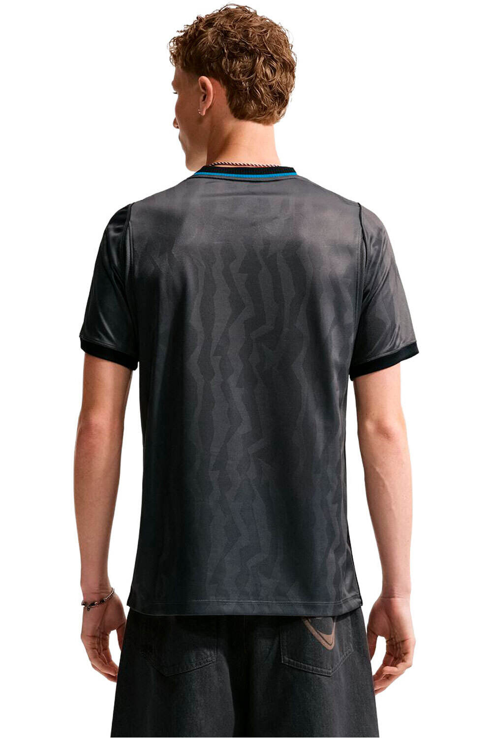 Nike camiseta de fútbol oficiales INTER MNK DF JSY SS STAD 3R vista trasera