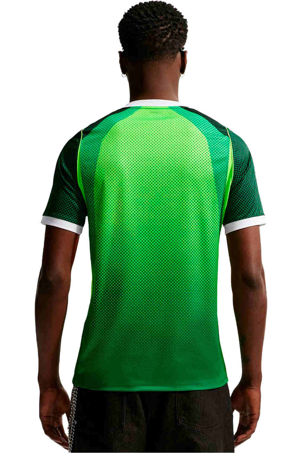 Nike camiseta de fútbol oficiales NIGERIA 26 M NK DF JSY SS STAD HM vista trasera