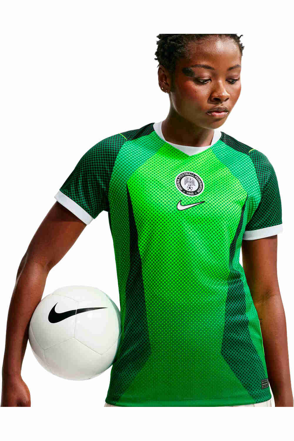Nike camiseta de fútbol oficiales NIGERIA 26 W NK DF JSY SS STAD HM vista detalle