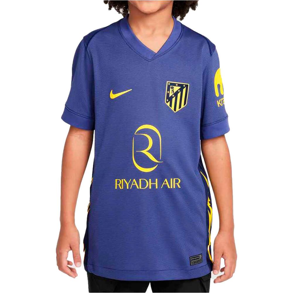 Nike camiseta de fútbol oficiales niño AT.MADRID 25 Y NK DF JSY SS STAD AW vista frontal