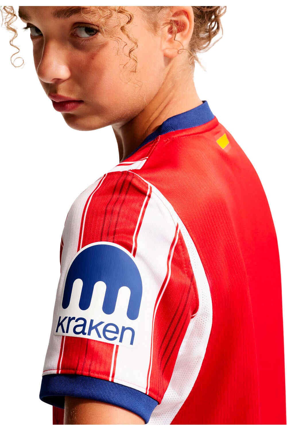 Nike camiseta de fútbol oficiales niño AT.MADRID 27 Y NK DF JSY SS STAD HM 03