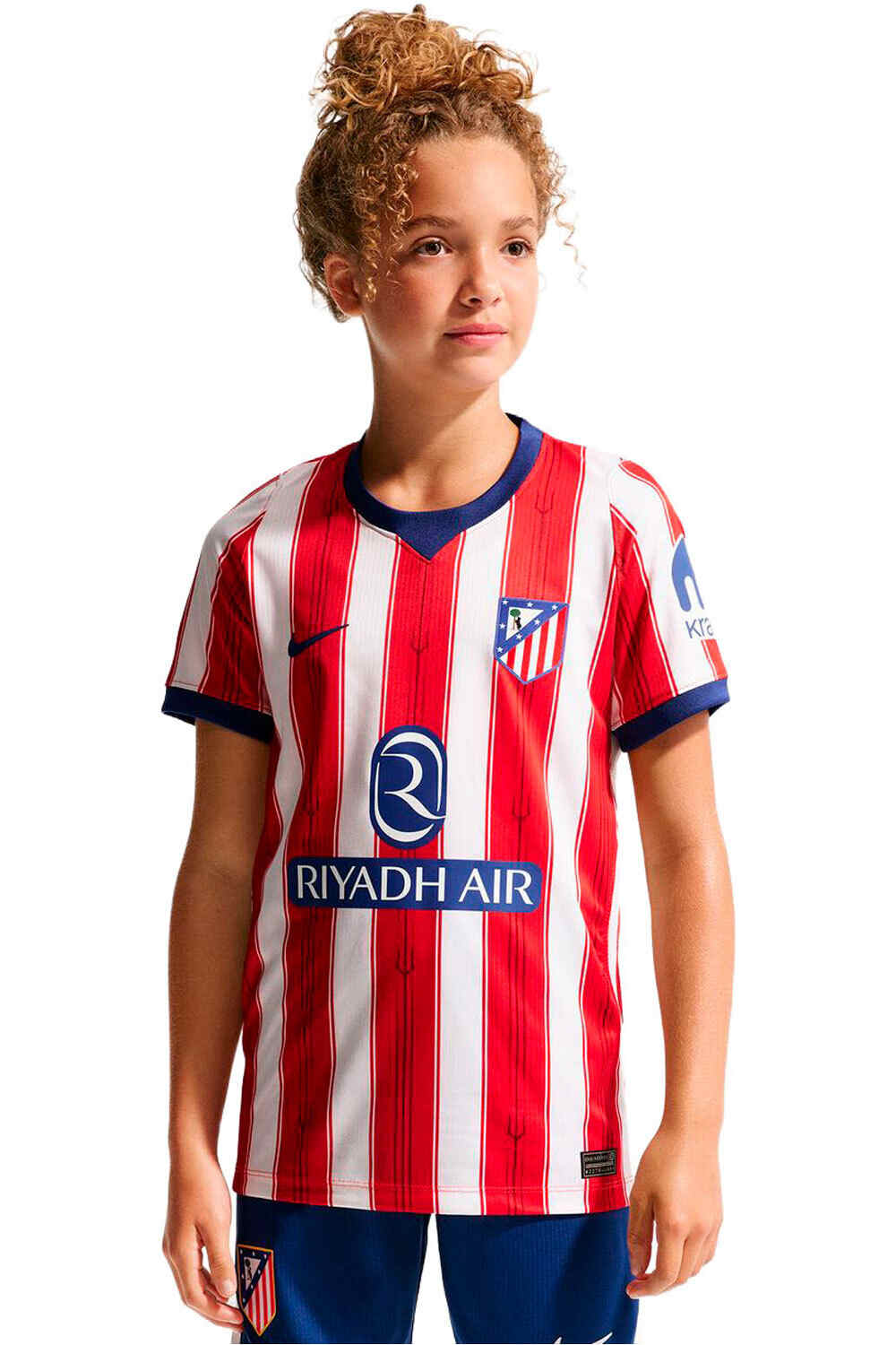 Nike camiseta de fútbol oficiales niño AT.MADRID 27 Y NK DF JSY SS STAD HM vista frontal