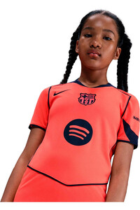 Nike camiseta de fútbol oficiales niño BARCELONA 26 Y NK DF JSY SS STAD 3R CORAL 04