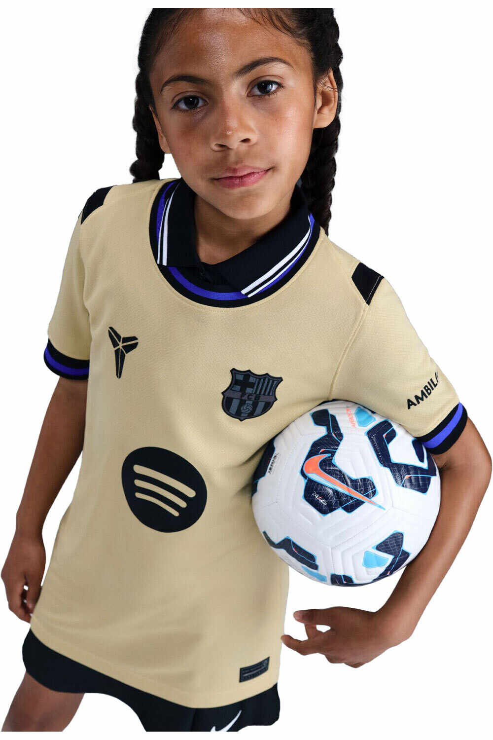 Nike camiseta de fútbol oficiales niño BARCELONA 26 Y NK DF JSY SS STAD AW 04