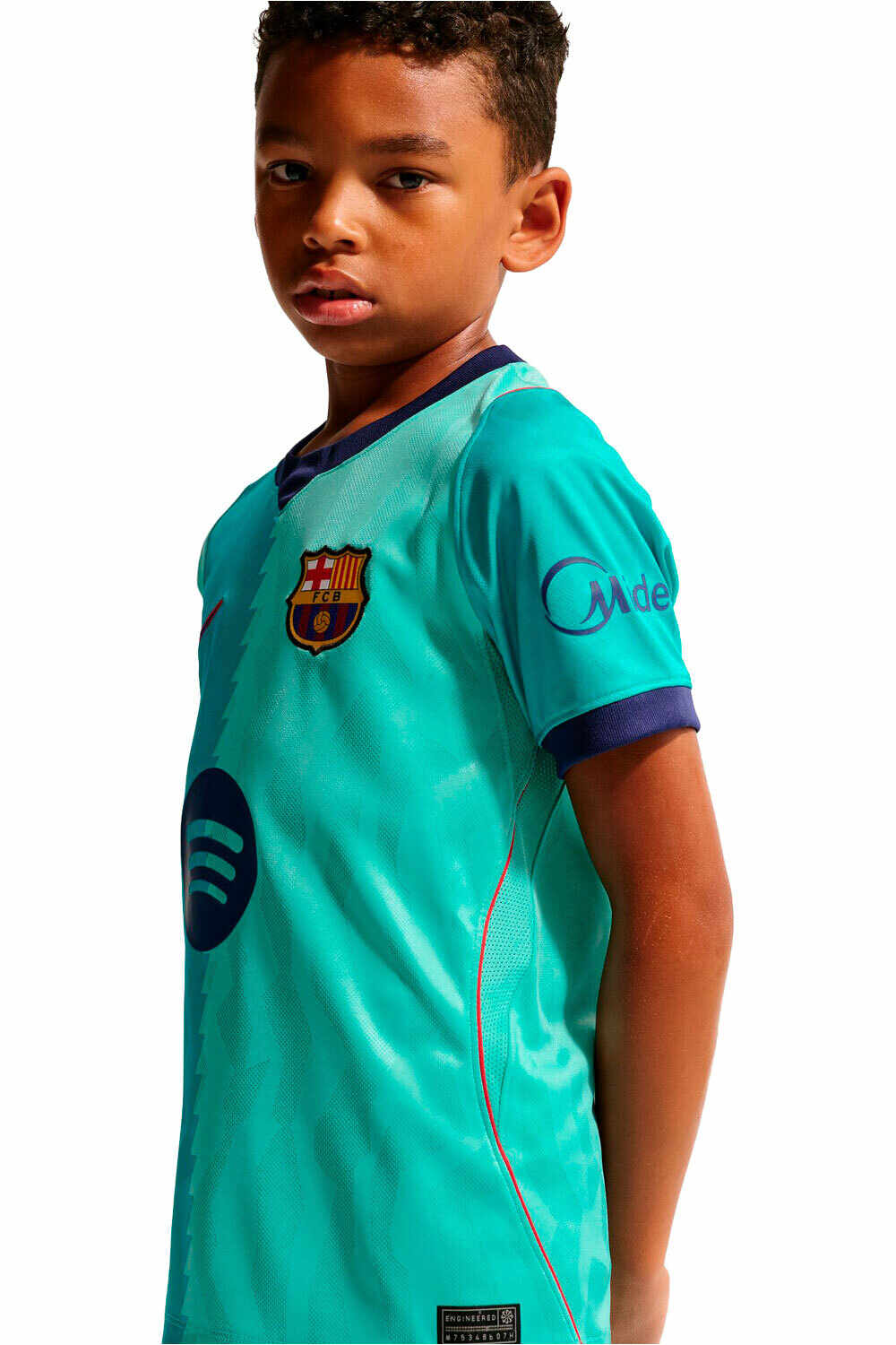 Nike camiseta de fútbol oficiales niño BARCELONA 27 Y NK DF JSY SS STAD 3RD vista detalle