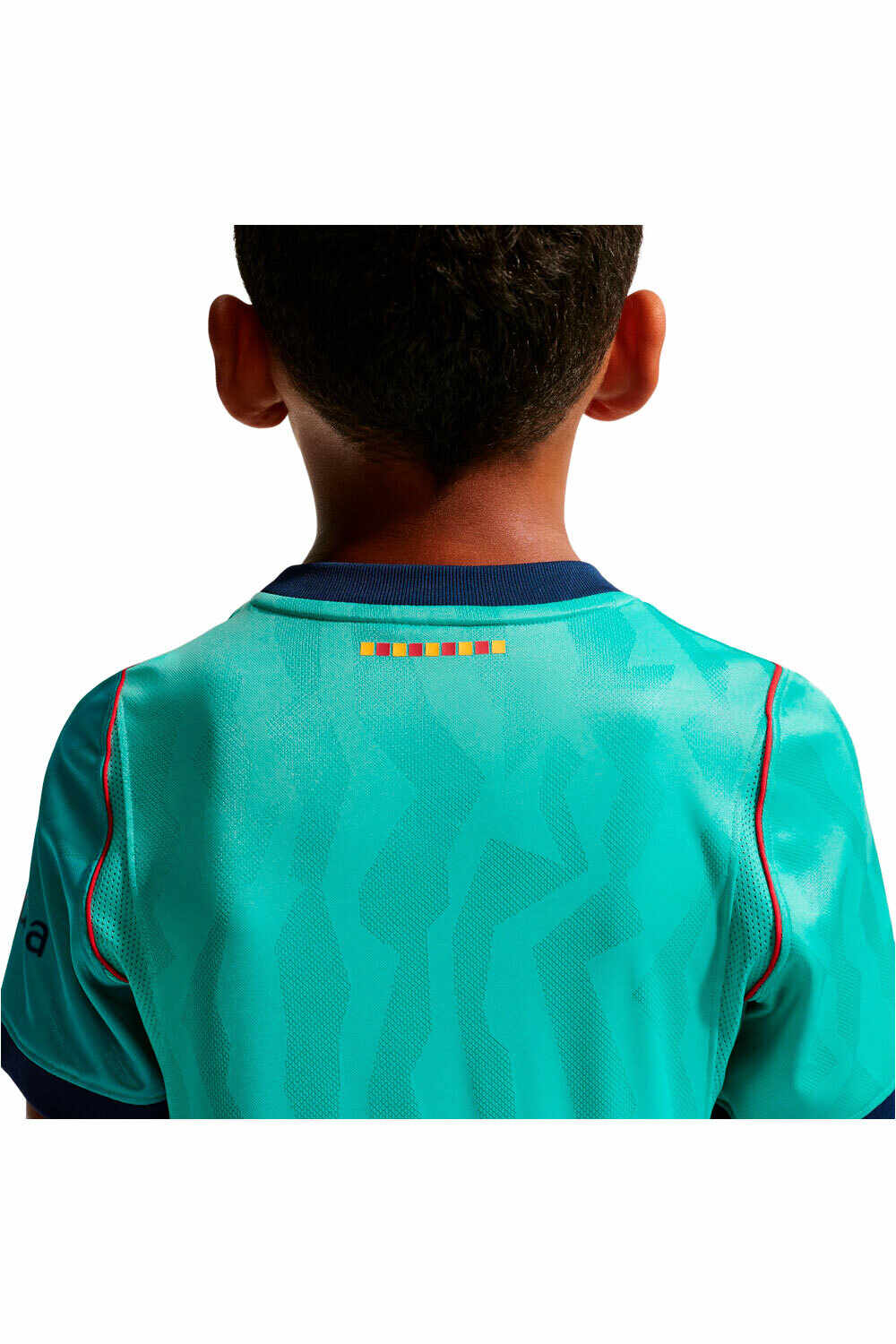 Nike camiseta de fútbol oficiales niño BARCELONA 27 Y NK DF JSY SS STAD 3RD vista trasera
