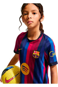 Nike camiseta de fútbol oficiales niño BARCELONA 27 Y NK DF JSY SS STAD HM vista trasera