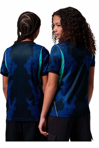 Nike camiseta de fútbol oficiales niño BRASIL 26 K NK DF JSY SS STAD AW AZ vista trasera