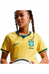 Nike camiseta de fútbol oficiales niño BRASIL 26 Y NK DF JSY SS STAD HM 04