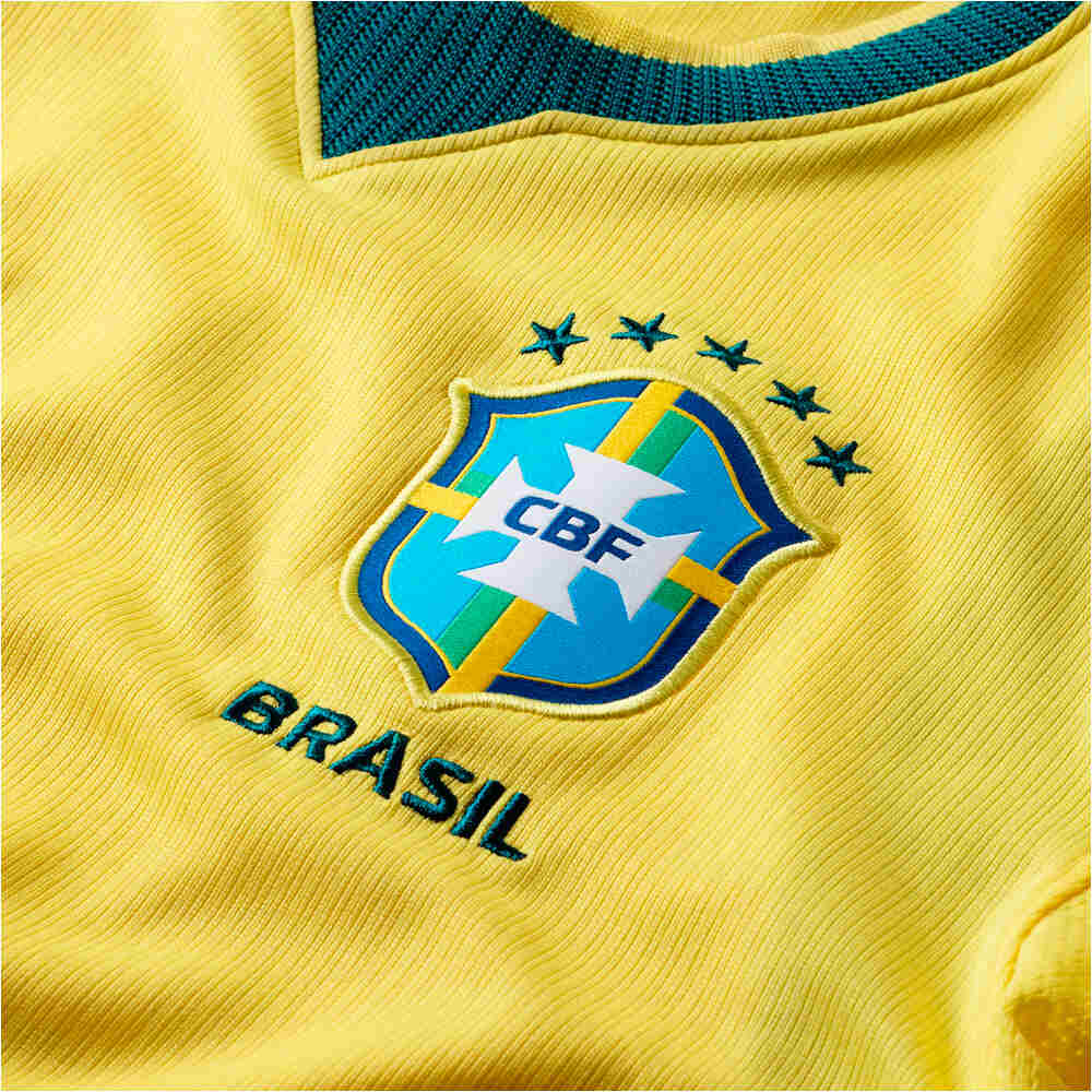 Nike camiseta de fútbol oficiales niño BRASIL 26 Y NK DF JSY SS STAD HM 07