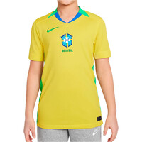 Nike camiseta de fútbol oficiales niño CBF Y NK DF STAD JSY SS HM vista frontal