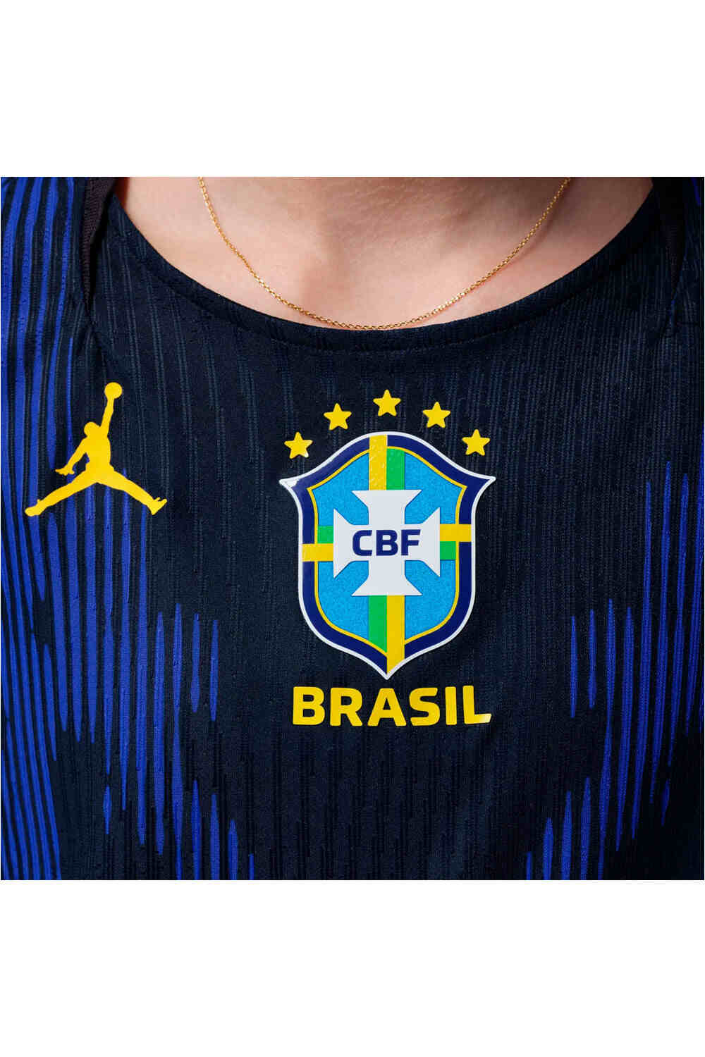 Nike camiseta de fútbol oficiales niño CBF YNK DFADV JSY SS MATCH AW3 vista detalle