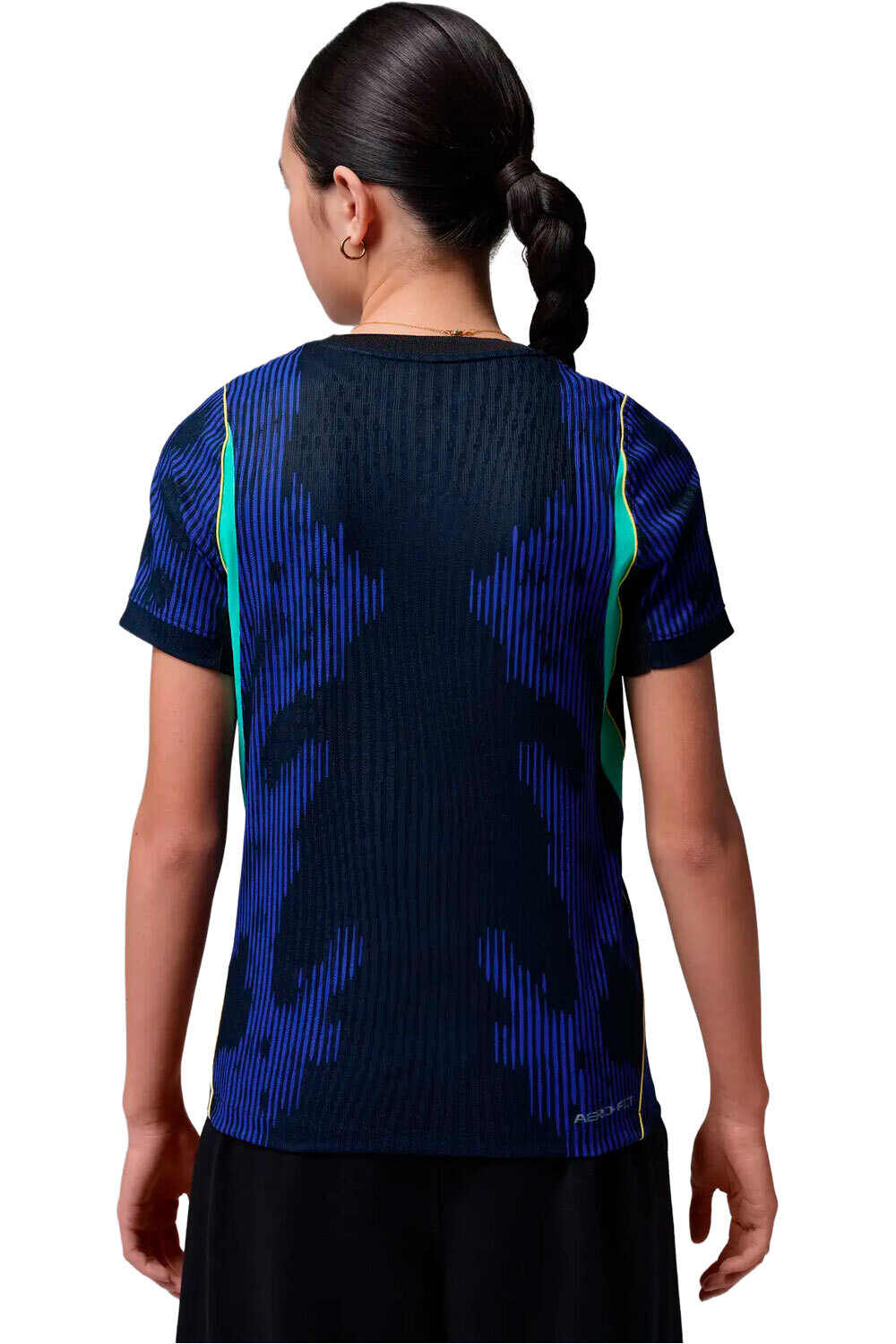 Nike camiseta de fútbol oficiales niño CBF YNK DFADV JSY SS MATCH AW3 vista trasera