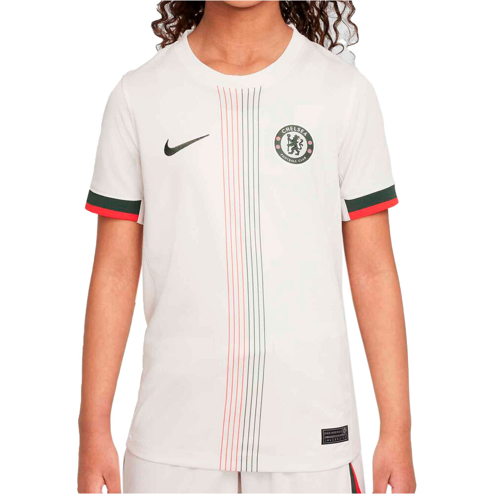 Nike camiseta de fútbol oficiales niño CHELSEA 25 Y NK DF JSY SS STAD AW vista frontal