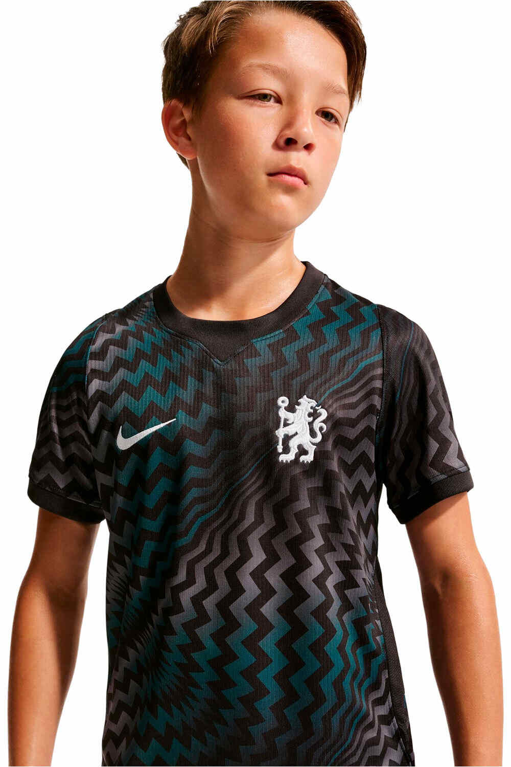 Nike camiseta de fútbol oficiales niño CHELSEA 27 Y NK DF JSY SS STAD GK vista detalle