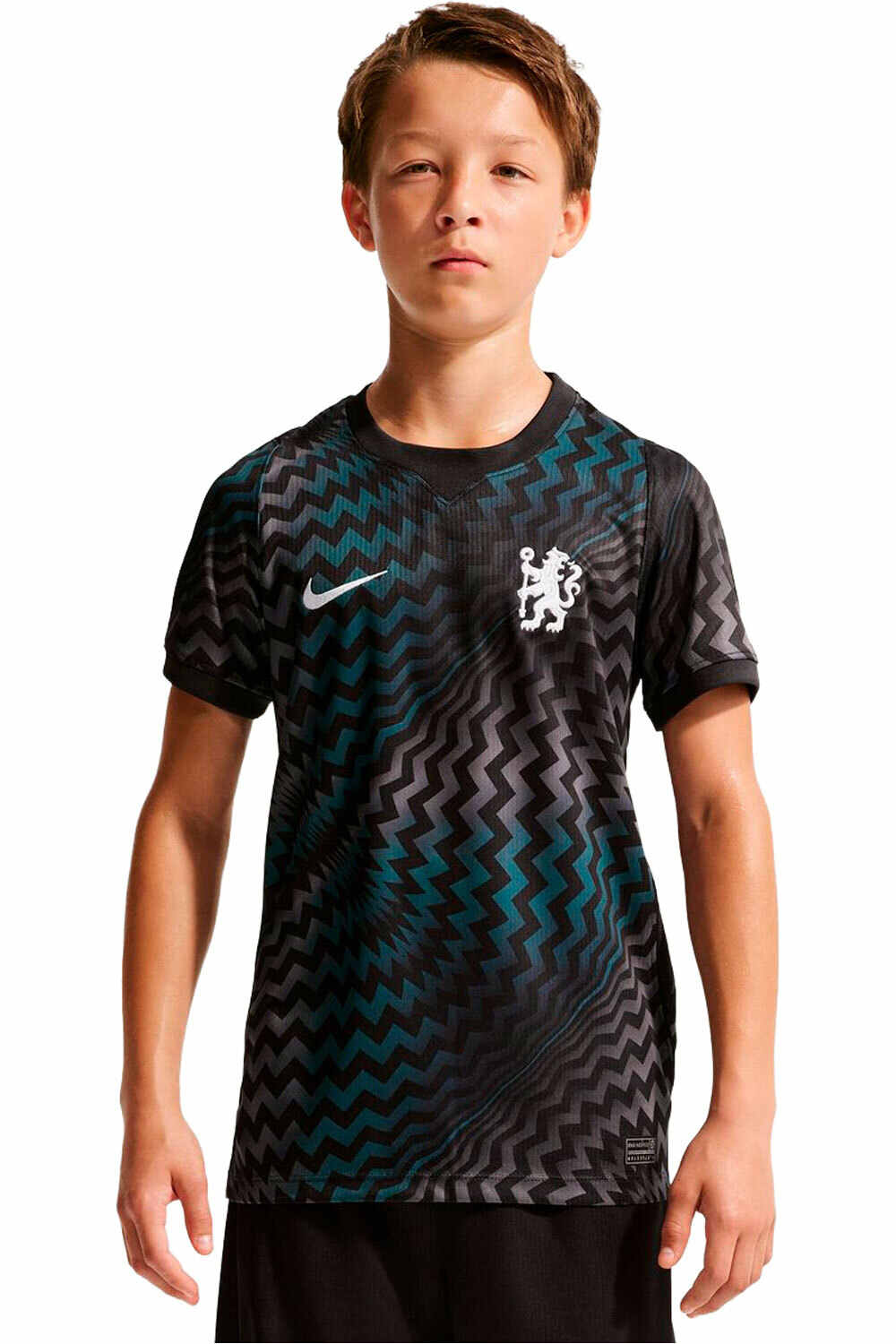 Nike camiseta de fútbol oficiales niño CHELSEA 27 Y NK DF JSY SS STAD GK vista frontal