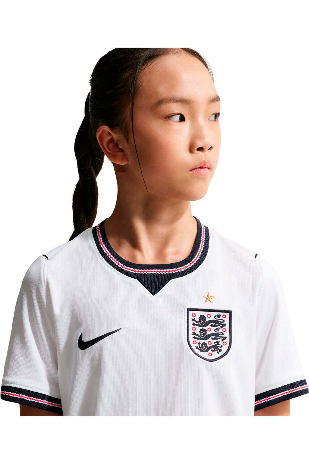 Nike camiseta de fútbol oficiales niño ENGLAND 26 Y NK DF JSY SS STAD HM vista trasera