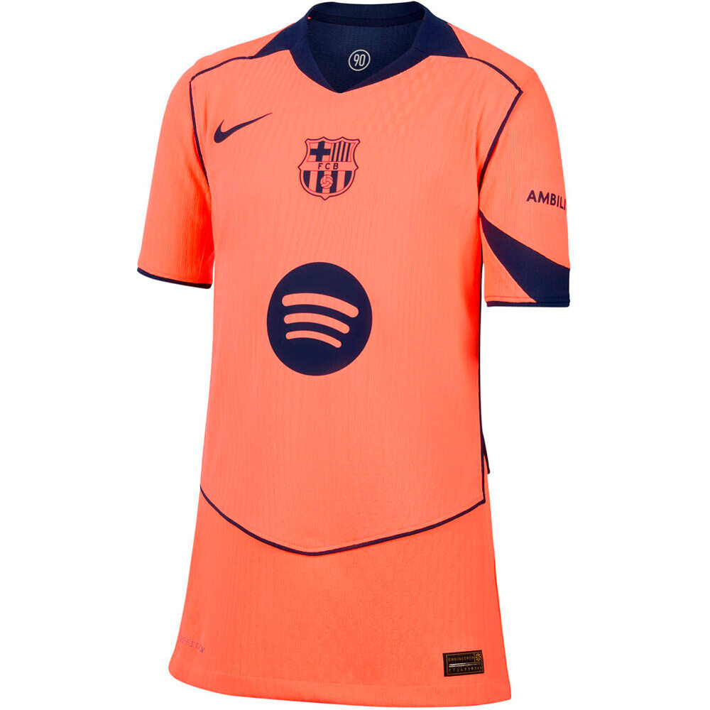Nike camiseta de fútbol oficiales niño FCB Y NK DFADV JSY SS MATCH 3R vista detalle