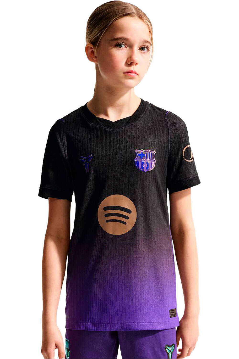Nike camiseta de fútbol oficiales niño FCB Y NK DFADV JSY SS MATCH AW vista frontal