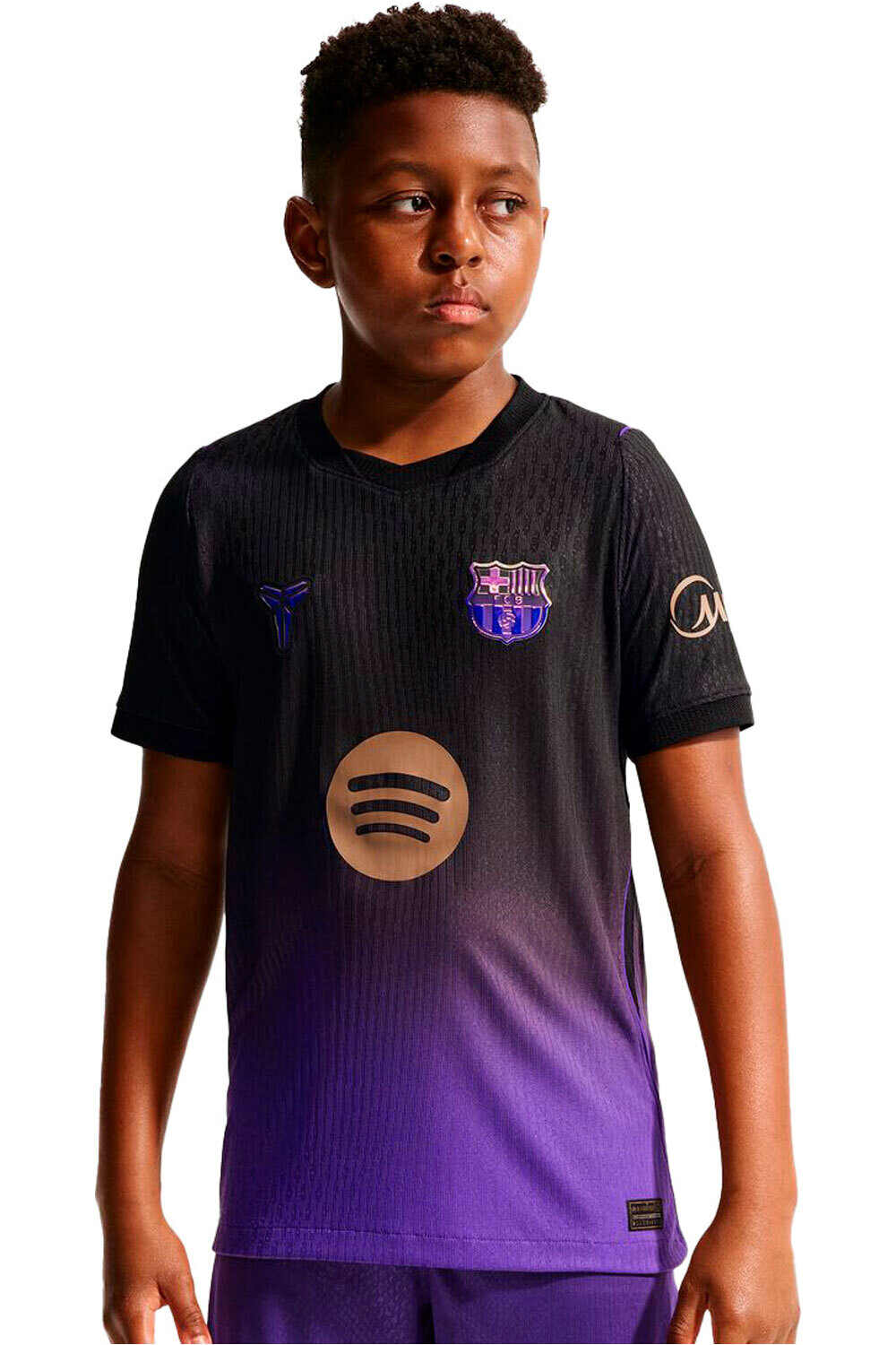 Nike camiseta de fútbol oficiales niño FCB Y NK DFADV JSY SS MATCH AW vista trasera
