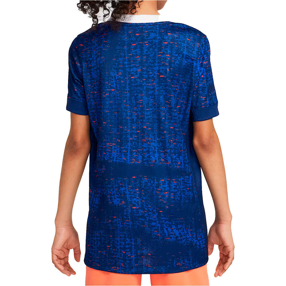 Nike camiseta de fútbol oficiales niño FRANCIA 25 Y NK DF STAD JSY SS HM vista trasera