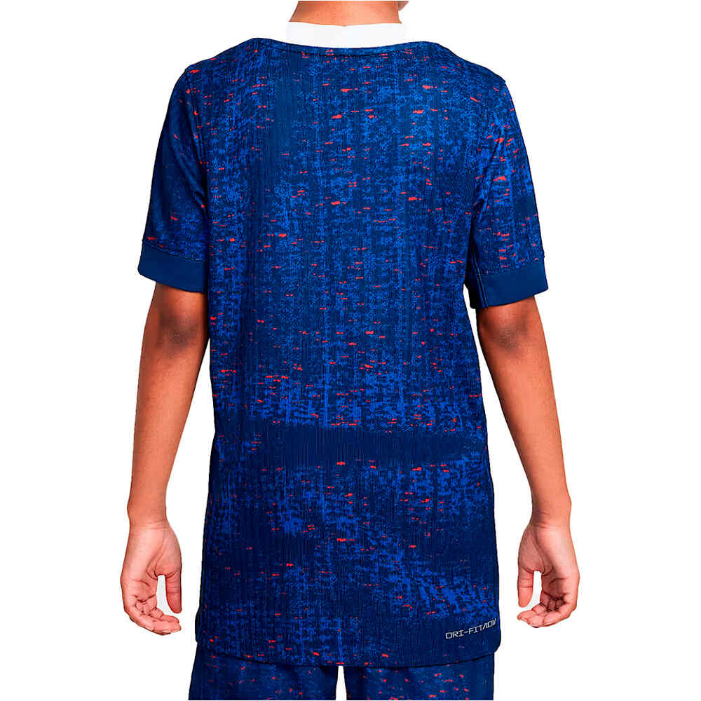 Nike camiseta de fútbol oficiales niño FRANCIA 25 YNK DFADV MATCH JSY SS HM vista trasera