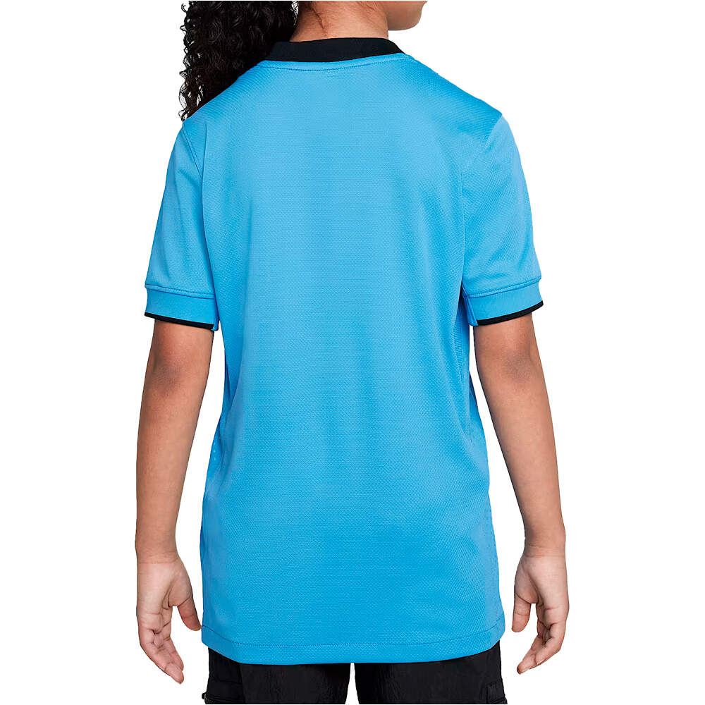 Nike camiseta de fútbol oficiales niño HOLANDA 25 Y NK DF STAD JSY SS AW vista trasera