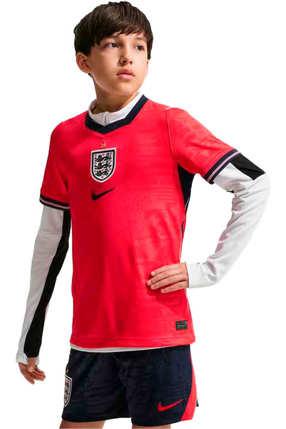 Nike camiseta de fútbol oficiales niño INGLATERRA 26 Y NK DF JSY SS STAD AW vista frontal