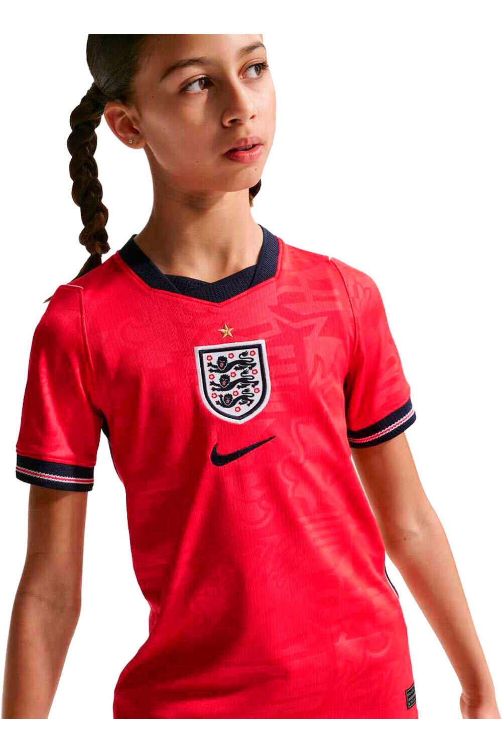 Nike camiseta de fútbol oficiales niño INGLATERRA 26 Y NK DF JSY SS STAD AW vista trasera
