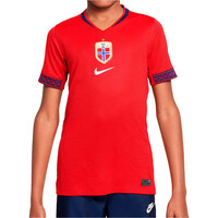 Nike camiseta de fútbol oficiales niño NORUEGA 25 Y NK DF STAD JSY SS HM vista frontal