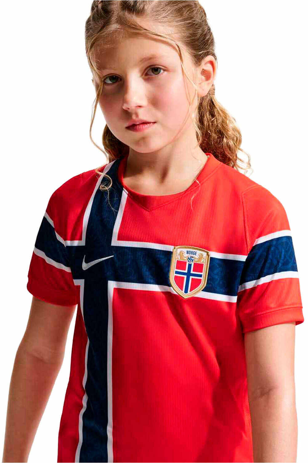 Nike camiseta de fútbol oficiales niño NORUEGA 26 Y NK DF JSY SS STAD HM vista trasera