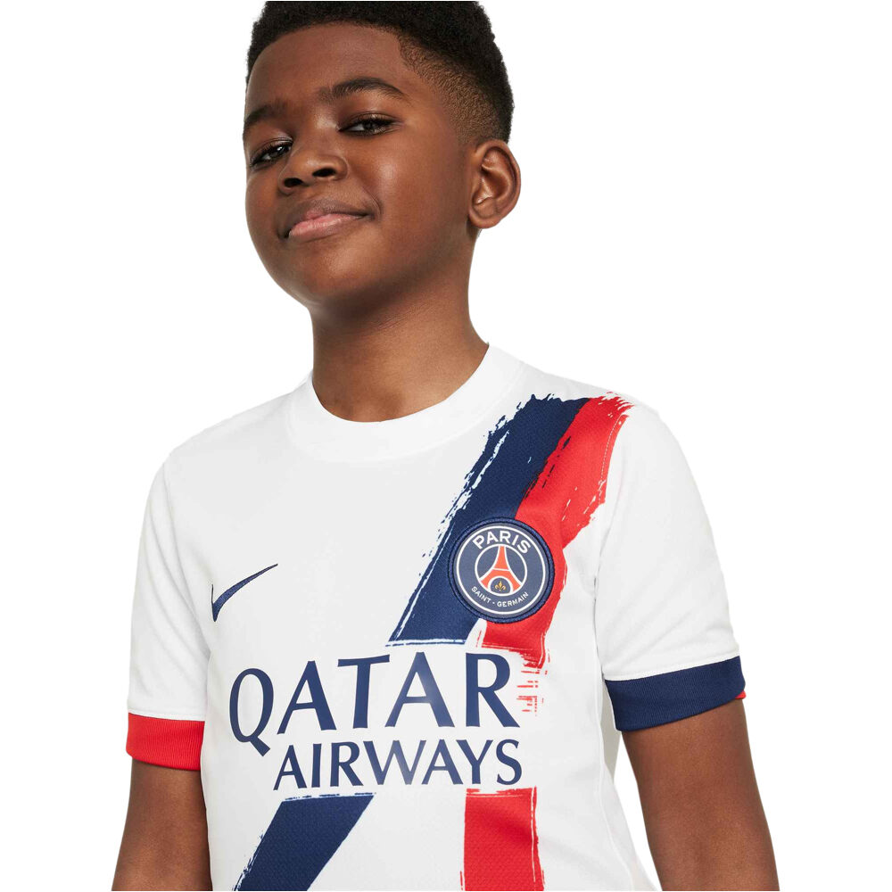Nike camiseta de fútbol oficiales niño PSG 25 Y NK DF JSY SS STAD AW vista detalle