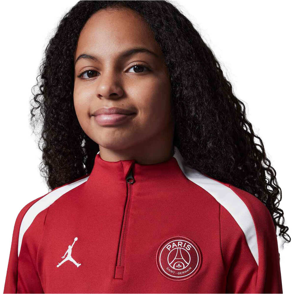 Nike camiseta de fútbol oficiales niño PSG 25 YNK DF STRK DRILL TOP K4TH vista detalle