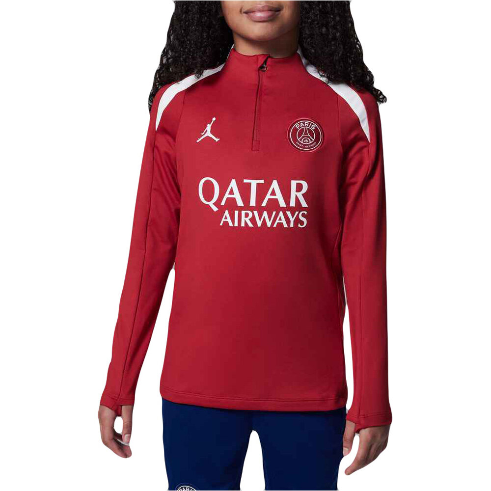 Nike camiseta de fútbol oficiales niño PSG 25 YNK DF STRK DRILL TOP K4TH vista frontal